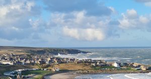 Portsoy as seen from the East Braes