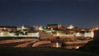 View across Portsoy's Old Harbour on a clear night